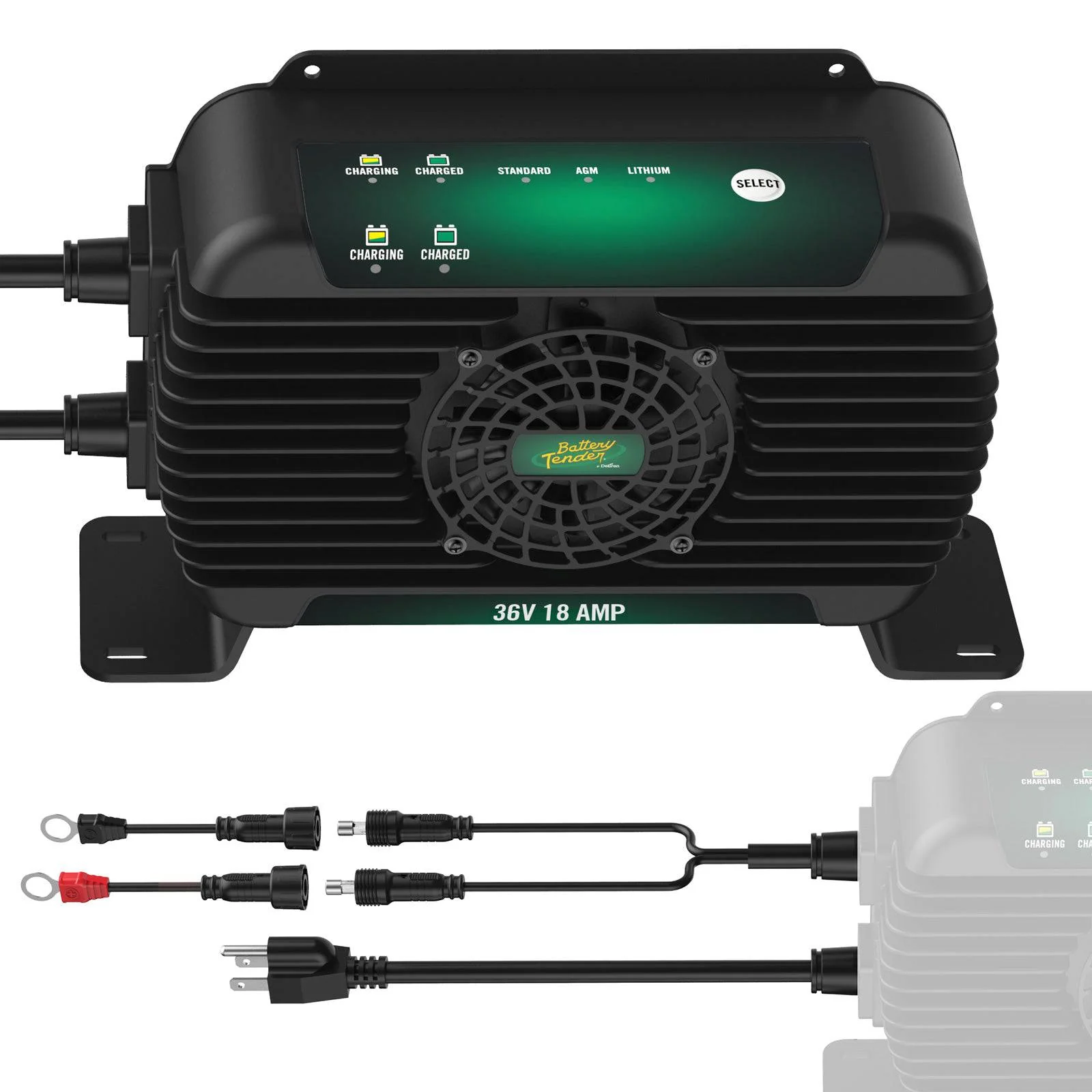 PowerPlus 36V 18 Amp Battery Charger and Maintainer - Image 8